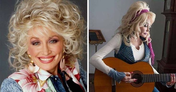 A Rare Glimpse of Dolly Parton Without Her Wig