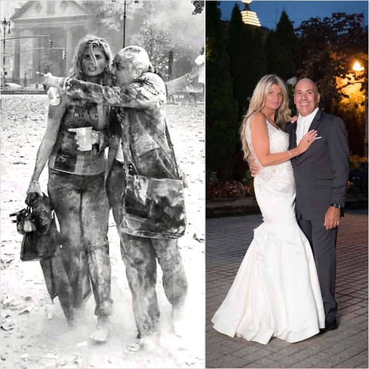 ArchaeoHistories on X: "The incredible viral story behind these two  contrasting images highlights survival, healing, and an unexpected lifelong  friendship.... The woman covered in ash from the iconic 9/11 photograph and  the